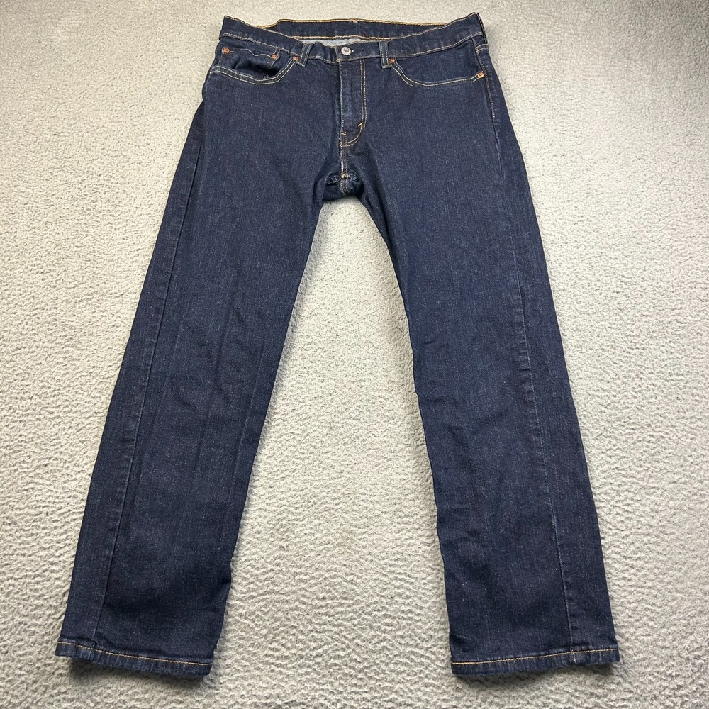 Levis Jeans Mens 34x30 559 Relaxed Straight Dark Wash Blue Denim Classic Fit